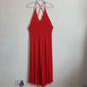 Mia Marcelle Swimwear Red Shay Maxi Dress S